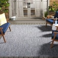 thumbnail image 2 of Safavieh Courtyard Mitre Geometric Indoor/Outdoor Area Rug, Ivory Blue/Beige, 8' x 10', 2 of 11