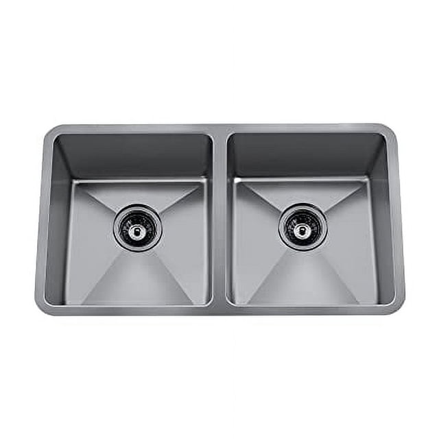 CRAFTX Évier de Cuisine en Acier Inoxydable 31 Pouces avec Passoire Noir