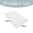 thumbnail image 4 of Bathtub Mat Non Slip - Natural Rubber Bath Tub Shower Safety Mat - 40*70cm Shower Mats with Suction Cups - Delicate Diamond Pattern - Softer - BPA Free - Machine Washable - Style 2, 4 of 5