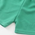 thumbnail image 5 of TOWED22 Toddler Baby Boy Summer Clothes Short Sleeve T-Shirt Tops Shorts Set 2Pcs Casual Outfit Green,9-10 Y, 5 of 8