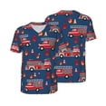 thumbnail image 3 of Daiia Fire Truck 1 Mens Baseball Jersey Button Down Shirts Short Sleeve Sports Uniforms-X-Large, 3 of 9