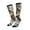2 Black-1, variant on Women Crew Soft Moisture-wicking Socks Wolf Family Winter Wonderland Pattern Design Cotton Socks, One Size fit All