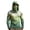 hgg050-Green, variant on Yaoyar Hooded UPF 50 Long Sleeve Mens Sun Protection Shirts Fishing Hoodies for Men with Face Mask UV Rash Guard Shirts