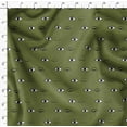 thumbnail image 4 of Soimoi Green Fabric - By the Yard - 56 Inch Wide - Eyes Face Textile - Abstract and Artistic Patterns for Stylish Creations Printed Fabric, 4 of 6