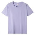 thumbnail image 1 of Selected pure cotton round neck parent-child short-sleeved shirt, casual party sports loose top, 1 of 2