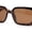 Tortoise Pink - Brown, variant on Womens Classy Narrow Rounded Rectangle Rimless Glitter Plastic Sunglasses Tortoise Pink - Brown