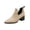 Khaki, variant on EKVAHL Women's Slip‑On Chelsea Ankle Boots, Low Heel Dress Booties, Casual Work Boots for Business Daily Blue