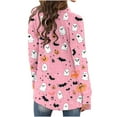 thumbnail image 5 of FDGIU Women's Halloween Cardigan 2025 - Printed Open Front Long Sleeve Cover-Up, Lightweight Crochet Fall Coat, Medium Length Coat Casual, 5 of 5