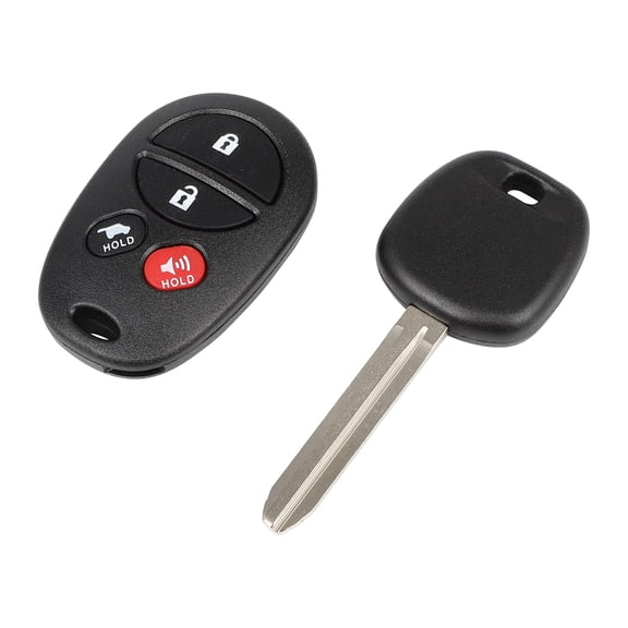 ECCPP keyless entry remote 4 buttons for Toyota Highlander 2.7L 2009-2013 GQ43VT20T（1PCS）