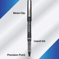 thumbnail image 2 of Pilot ,Precise V7, Stylos à Bille Roulante à Encre Liquide Plafonnée, Pointe Fine 0,7 mm, Noir, Lot de 14, 2 of 4