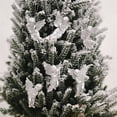 thumbnail image 4 of PENGXIANG 6Pcs Christmas Tree Pendant Eye-catching Exquisite Plastic Christmas Tree Angel Pendant for Home, 4 of 9