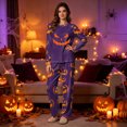 thumbnail image 7 of NIEWTR Halloween Pajamas for women Family Matching Pajamas Sleepwear Pjs Sets Long Sleeve Tops Matching Pajamas Pants Funny Jammies Print Comfort Sleepwear, 7 of 7
