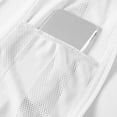 thumbnail image 5 of RYDCOT Mens Breathable Mesh Vest Summer Lightweight Casual Sleeveless Jacket Outerwear for Work Fish Photo Travel White, 5 of 8
