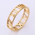 thumbnail image 1 of Anillo de acero de titanio europeo y americano, anillo de joyería de acero inoxidable hueco simple para mujer, anillo de pareja para hombres, 1 of 6