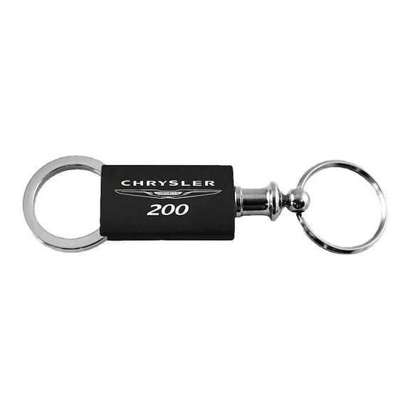 Chrysler 200 Anodized Aluminum Valet Key Fob (Black)