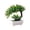Green_4, variant on ToyKingdee Charming Artificial Bonsai Tree with Colorful Flowers, Decorative Potted Simulation Grass Miniature Plant for Home Indoor Office Desk Decor