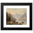 thumbnail image 2 of Josef Thoma 18x15 Black Modern Framed Museum Art Print Titled - View of the Konigssee, 2 of 5