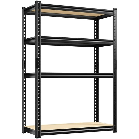 REIBII 4 Tier Garage Shelves for Storage Shelving Adjustable Units 56.7"H Heavy Duty Shelf