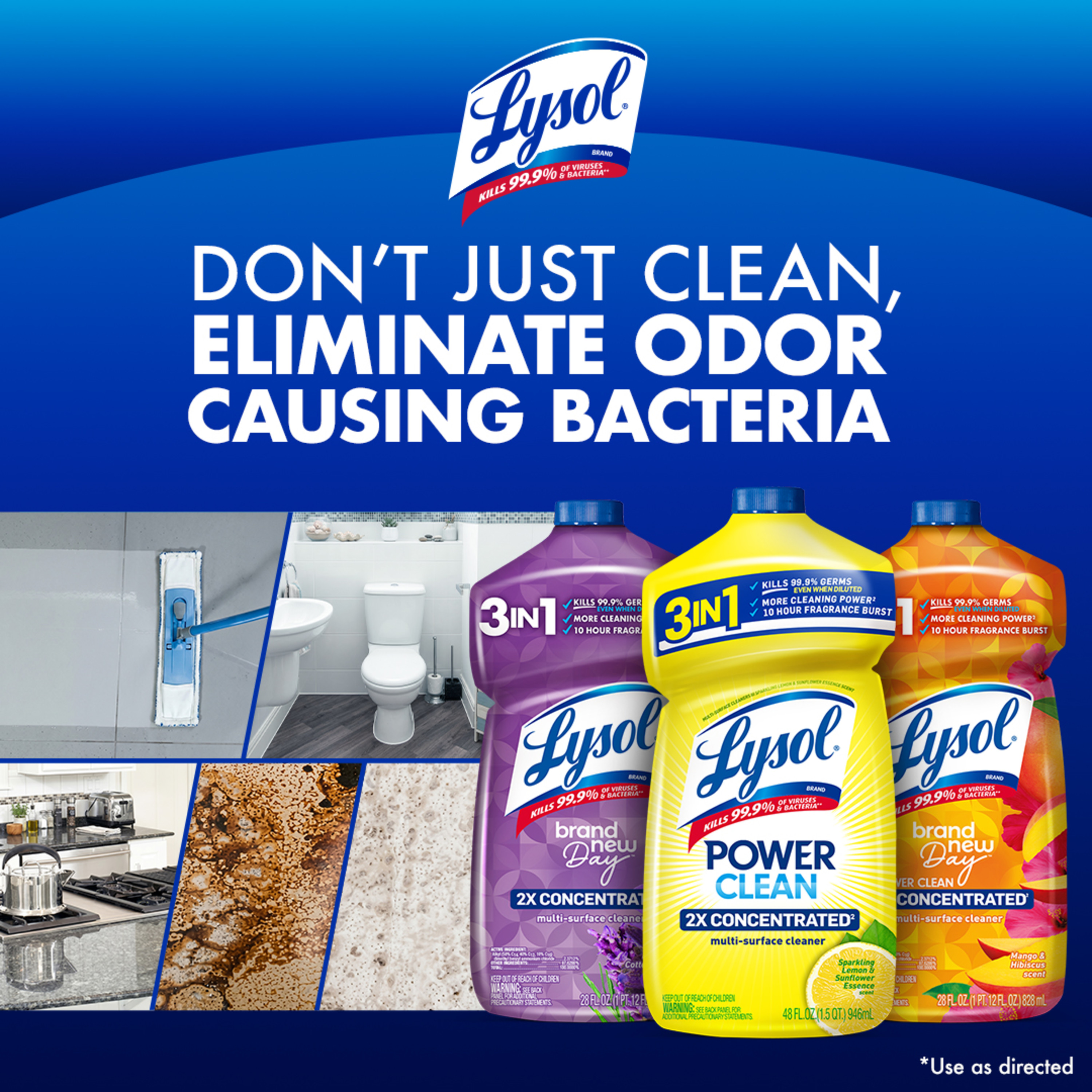 Lysol All Purpose Cleaner Multi-Surface, 3 Pack photo 4