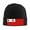 Black, variant on Tonga Flag Beanie Hat Knit Hat Skull Cap for Men Women Winter Hat Gray
