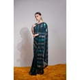 thumbnail image 2 of Indian Designer Ethnic Party Wear Georgette Sequence Embroidery Work Solid Border Saree For Women With complete Pico and Petticoat & UN-stitched Blouse Pices, 2 of 5
