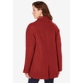 thumbnail image 2 of Roaman's Women's Plus Size Wool Blend A-Line Peacoat, 2 of 5