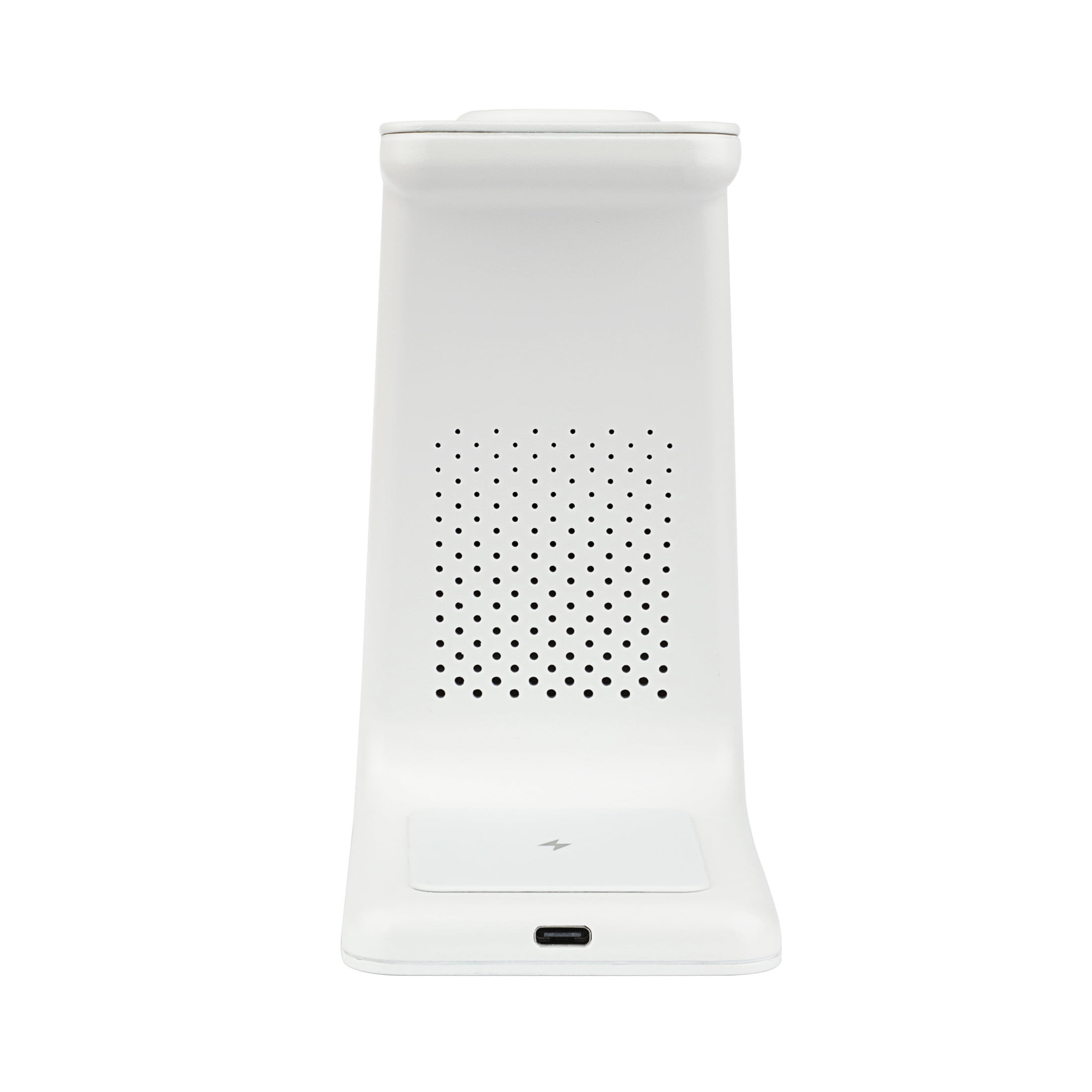 ZSOU 3-in-1 Wireless Charging Station for iPhone, Apple Watch, and AirPods, White