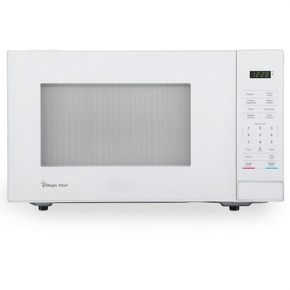 Magic Chef MC110MW Countertop Microwave Oven, 1,000 Watts, White