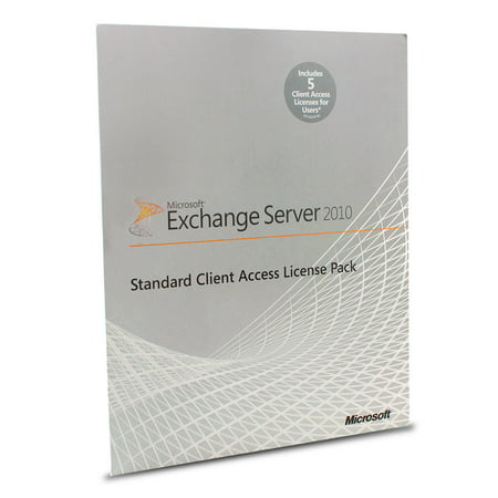 Microsoft Exchange Server 2010 Standard CAL - 5 User CAL, (Best Microsoft Exchange Hosting)