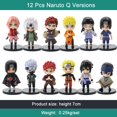 thumbnail image 2 of Figuras de acción de Naruto Shippuden, juguetes de PVC, Hinata, Sasuke, Itachi, Kakashi, Gaara, versión Q, regalo para niños, 12 unidades por juego Fivean Figuras de anime, 2 of 2
