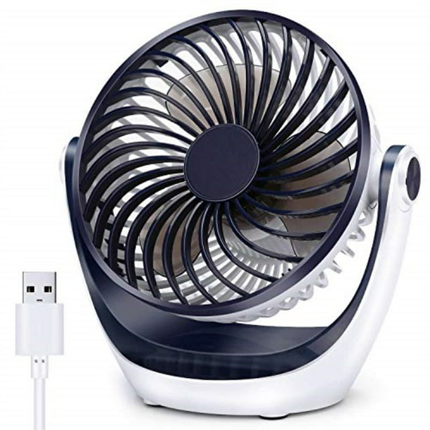 Aluan Desk Fan Small Table Fan With Strong Airflow Ultra Quiet