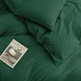 thumbnail image 5 of IR Imperial Rooms 3 Piece Duvet Cover Set Soft Microfiber Button Closer Emerald Green Color King All-Ages, 5 of 7