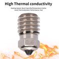 thumbnail image 4 of 3PCS Hardened Steel Nozzle Replacement, High Extruder Nozzles for Lab  3D Printer, Extruder Hotend Nozzle, with, 4 of 7