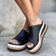 thumbnail image 5 of Sandalias de moda para mujer, zapatos de punta abierta para mujer, zapatos transpirables con cuña para la playa para mujer, chanclas ligeras con cuña para Muffin Wmkox8yii  ytu7734, 5 of 5