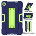thumbnail image 5 of SOATUTO Case for Lenovo Tab M7 3rd gen Heavy-Duty Drop-Proof and Shock-Resistant Rugged Hybrid case Built-in Stand for Lenovo Tab M7 7.0 inch TB-7305F L X ; lenovo M7 3rd Gen 2021 (Blue+Green), 5 of 7