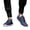 Blue, variant on Mens Mesh Hollow Out Breathable Sneakers Non Slip Lace Up Walking Shoes Fashion Casual Tennis Shoes