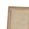thumbnail image 3 of GDF Studio Brownell French Country Wood and Cane Upholstered Dining Chairs, Set of 4, Beige and Natural, 3 of 10