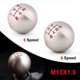 thumbnail image 2 of Aluminum 5/6 Speed Ball Shape Shift Gear Knob M10*1.5 For Honda Fit Civic City Fd2 Fn2 Ep3 Type R Dc2 Dc5 Ap1 Ap2 S2000 F20c, 2 of 5