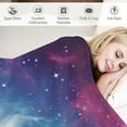 thumbnail image 3 of ONETECH  Galaxy Space Throw Blanket Gifts for Women Girls Boys, Science Fiction Print Decor for Bedroom Living Room Birthday Christmas, Soft Cozy Home Lightweight Throw Blankets Black, 3 of 6