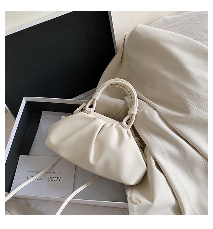 small white clutch purse