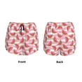 thumbnail image 5 of Vsdgher Cute Watermelon Print Women's Running Double Layer Shorts High Waisted with Pockets Elastic Yoga Workout Athletic Gym Sports, 5 of 8