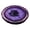 Purple, variant on Ruanlalo Polished Dyed Coaster Compact Stone Natural Agate Sliced Coaster Desktop Decor
