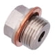 thumbnail image 1 of Adaptador del sensor de temperatura M18x1.5 A 1/8npt Agua de Escape de Agua Agua Sensor de Sensor de Temperatura Con Junta, 1 of 7