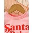 thumbnail image 4 of Toddler Baby Girl Christmas Clothes Set Santa Baby Sweatshirt Pullover + Tutu Mesh Tulle Skirt Set Infant Fall Winter Outfits, 4 of 9
