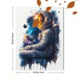 thumbnail image 3 of Qisvanset 12x16 Inch Astronaut Planet Space Canvas Wall Art, Fun Cosmic Art Decor for Kids Nursery Bedroom, 3 of 8
