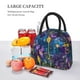 thumbnail image 5 of Balery Cosmic Purple Irises Bolsa de Almuerzo para Mujeres, Caja de Almuerzo, Bolsa de Almuerzo Pequeña Impermeable, Tote de Almuerzo Reutilizable con Gran Capacidad, 5 of 6
