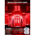 thumbnail image 2 of Cadena de luces Minetom, paquete de 2 unidades, 10 m, 100 baterías LED, resistentes al agua, 2 of 7