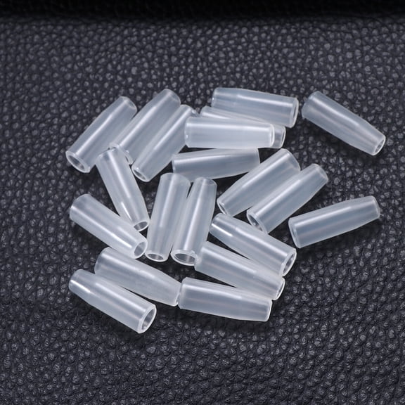GJX White Plastic Breathalyzer Mouthpieces for Testing 20 Packs Removable Reusable