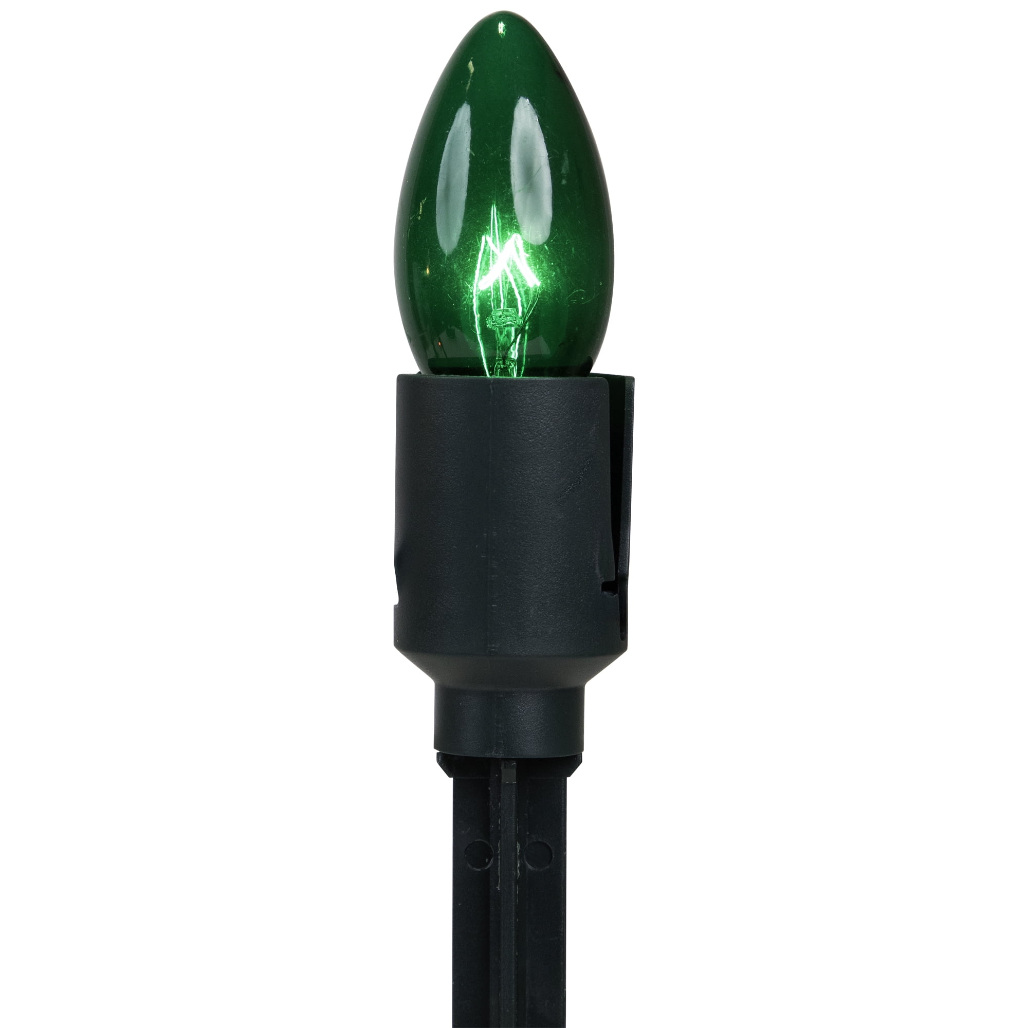 Northlight Multi-color C9 Christmas Pathway Marker Incandescent String Lights Holiday Lighting, 180"