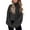 Black, variant on Vedolay Women's Sweaters Solid Color Knitted Sweaters and Pullovers Tops for Women Grey,S